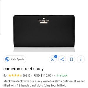 NIP Kate Spade Cameron Street Stacy Wallet